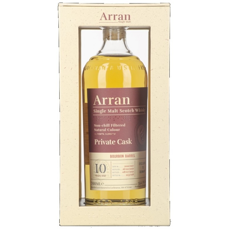 Arran, Private Cask #007, 2010/2021, Single Malt Whisky