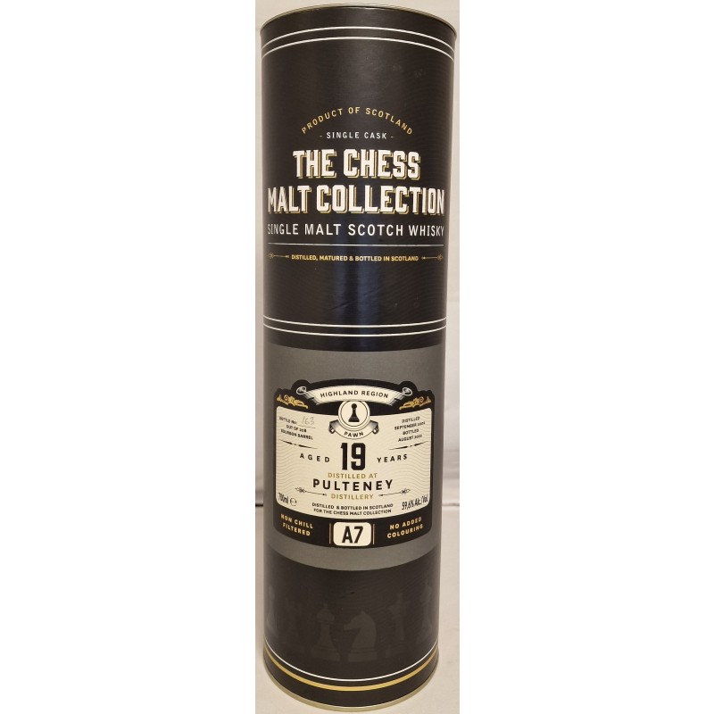 Chess Malt, Pulteney, 2002 - 19 yo Bourbon Barrel 59,6%, Single Malt Whisky