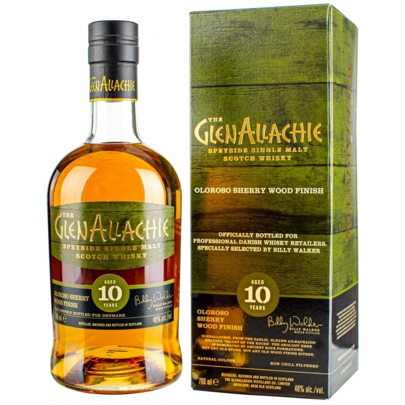 The GlenAllachie 10 års, Speyside Single Malt Whisky, Oloroso Sherry