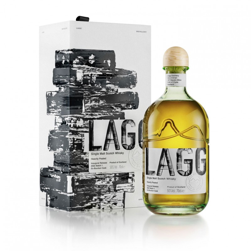 Lagg, Single Malt Whisky, Heavily Peated, Batch 1
