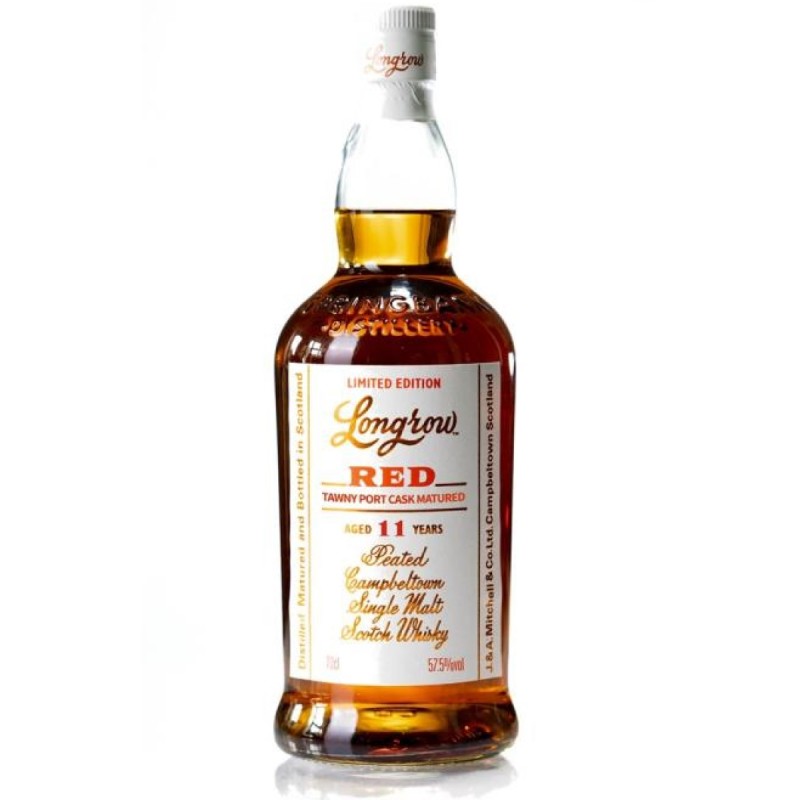 Longrow 11 års, Red Tawny Port Cask, Peated Single Malt Whisky