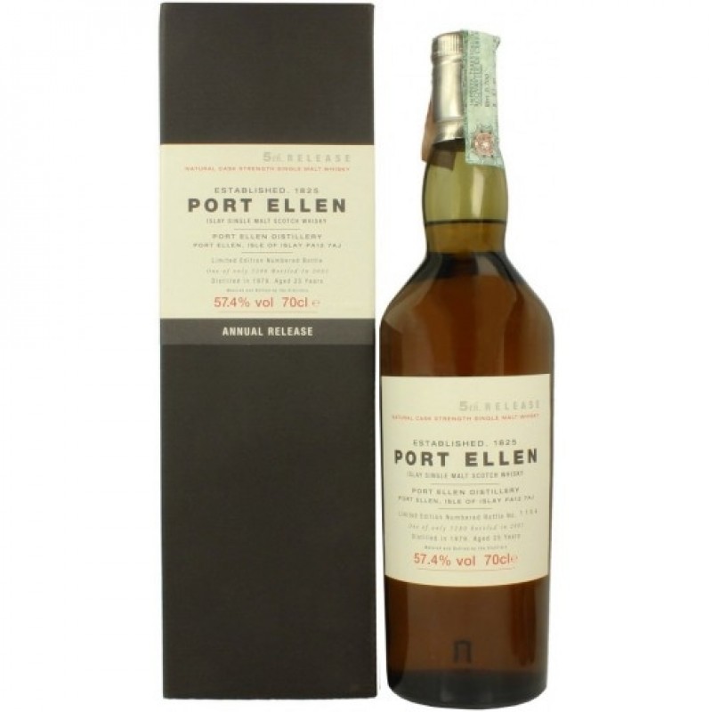Port Ellen 1979, 5th Release, 25 års Single Malt Whisky