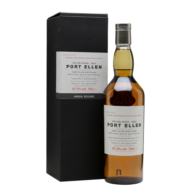Port Ellen 1979, 3rd Release, 24 års Single Malt Whisky