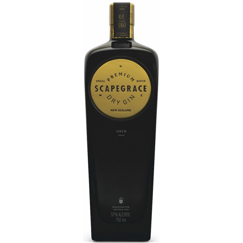 Scapegrace GOLD, Premium Dry Gin, 57,0 %