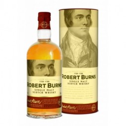 Arran, Robert Burns, Single Malt Whisky med et tasting glas
