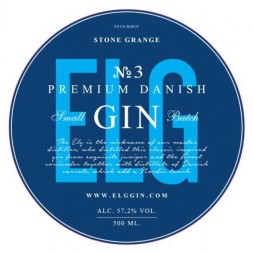 Elg Gin No. 3, Danish Premium Gin - Navy Strength