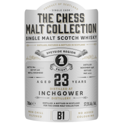 Chess Malt, Inchgower, 1998, 23 års, Single Malt Whisky