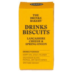 Drins Biscuits, Lancashire ost og forårsløg, 72 G