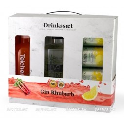Gin Rhubarb, Drinkssæt i gaveæske