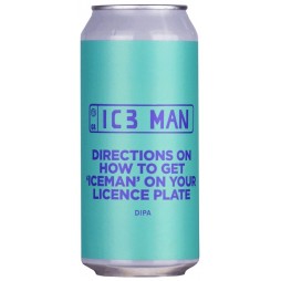 Pomona Island Brew Co., Directions On How To Get 'Iceman' On Your License Plate