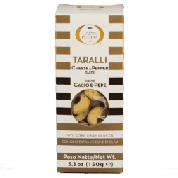 Taralli, crackers med ost og peber, 150 G