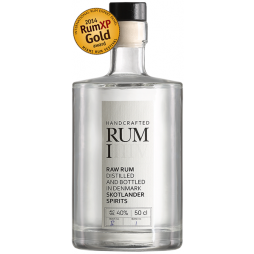 Skotlander Rum I, Raw White Rum BATCH 1 FLASKE 1
