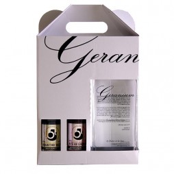 Geranium Gin 44%, Gaveæske med 4 stk tonic
