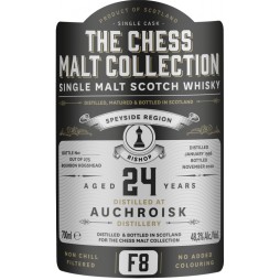 The Chess Malt Collection, Auchroisk, 1996 - 24 yo Bourbon Hogshead - H8